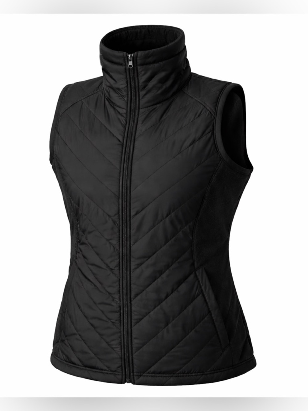 Outdoor Athleisure Minimalist Columbia Black Quilted Vest - Black - L